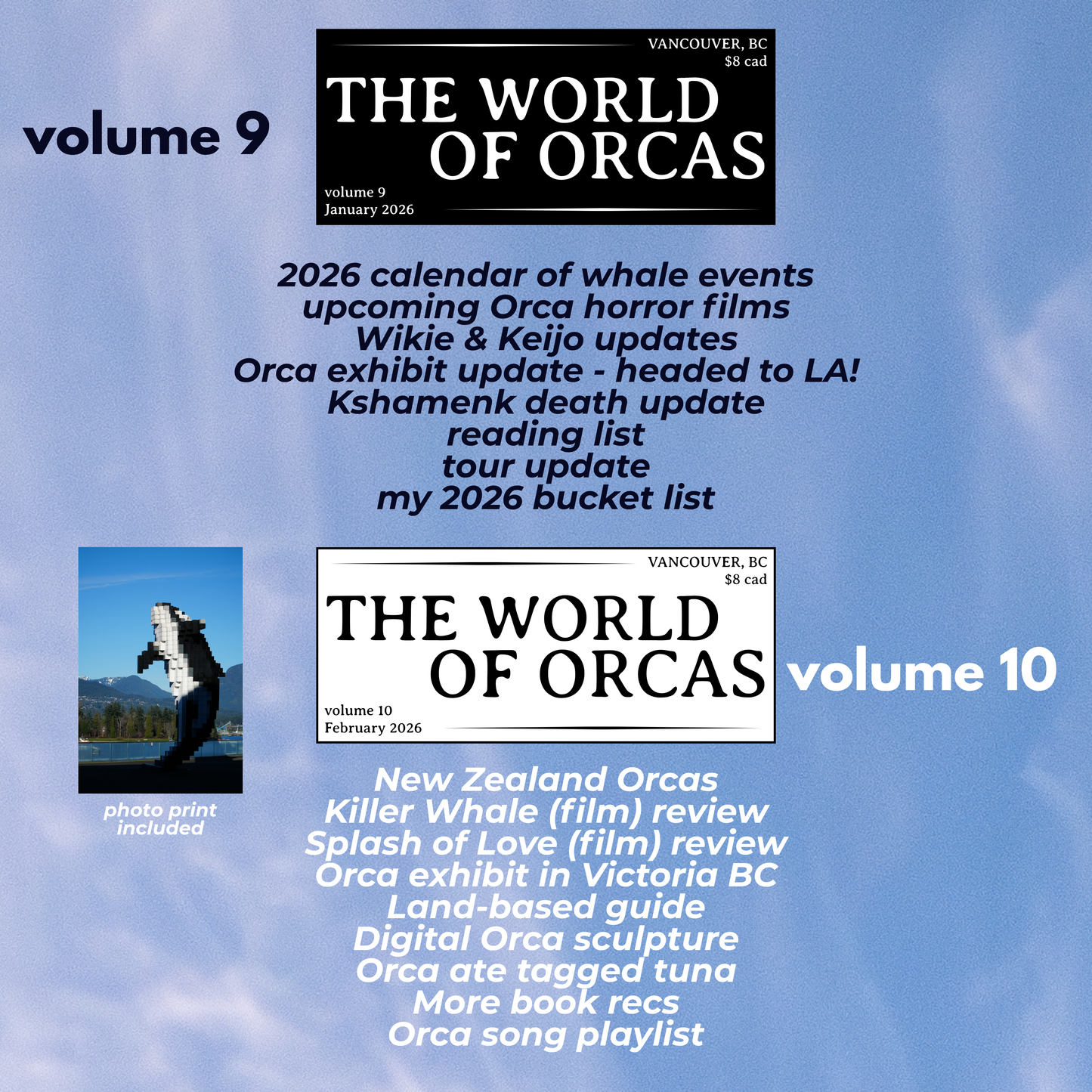 2 Volume Packs - The First Year