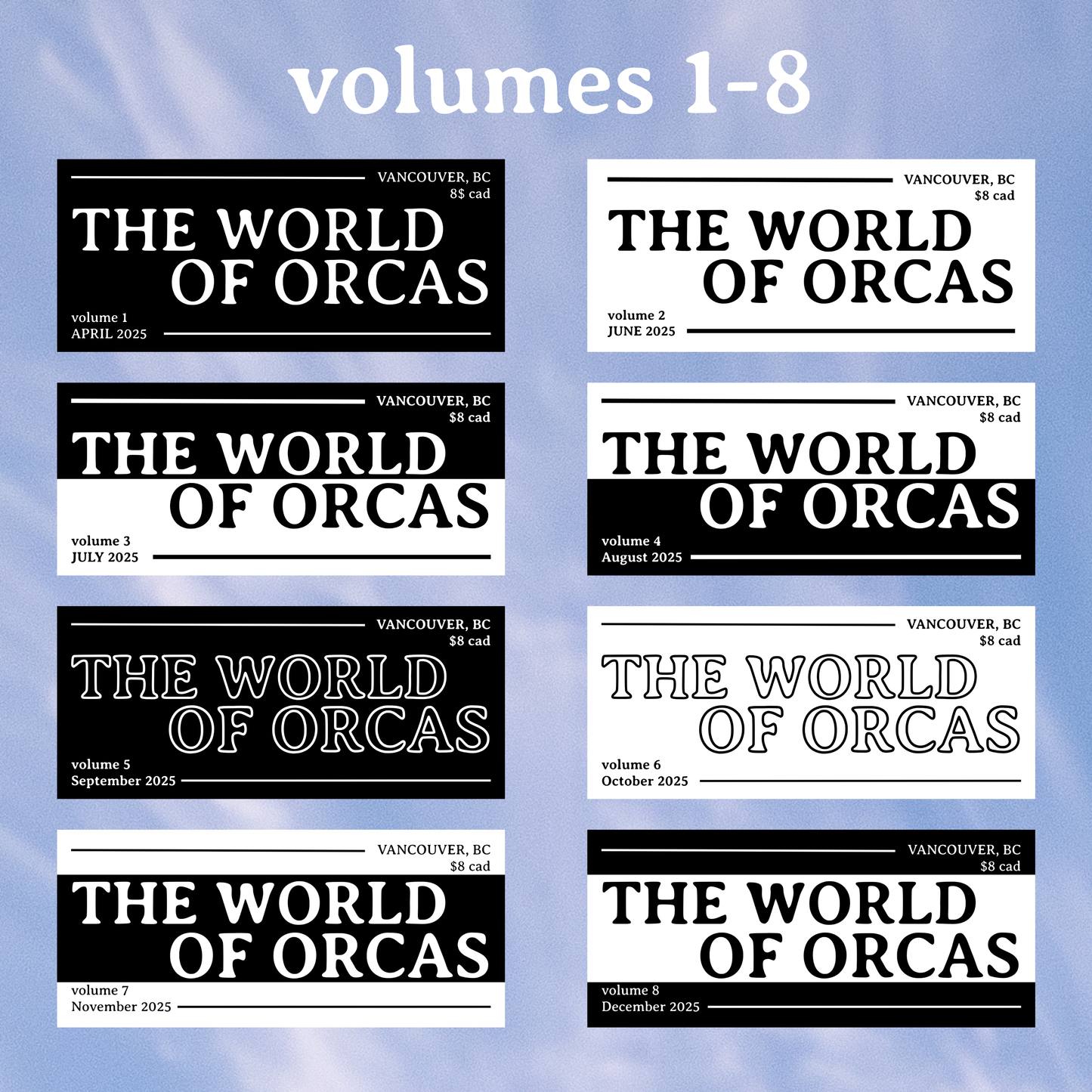 Complete 2025 Zine collection