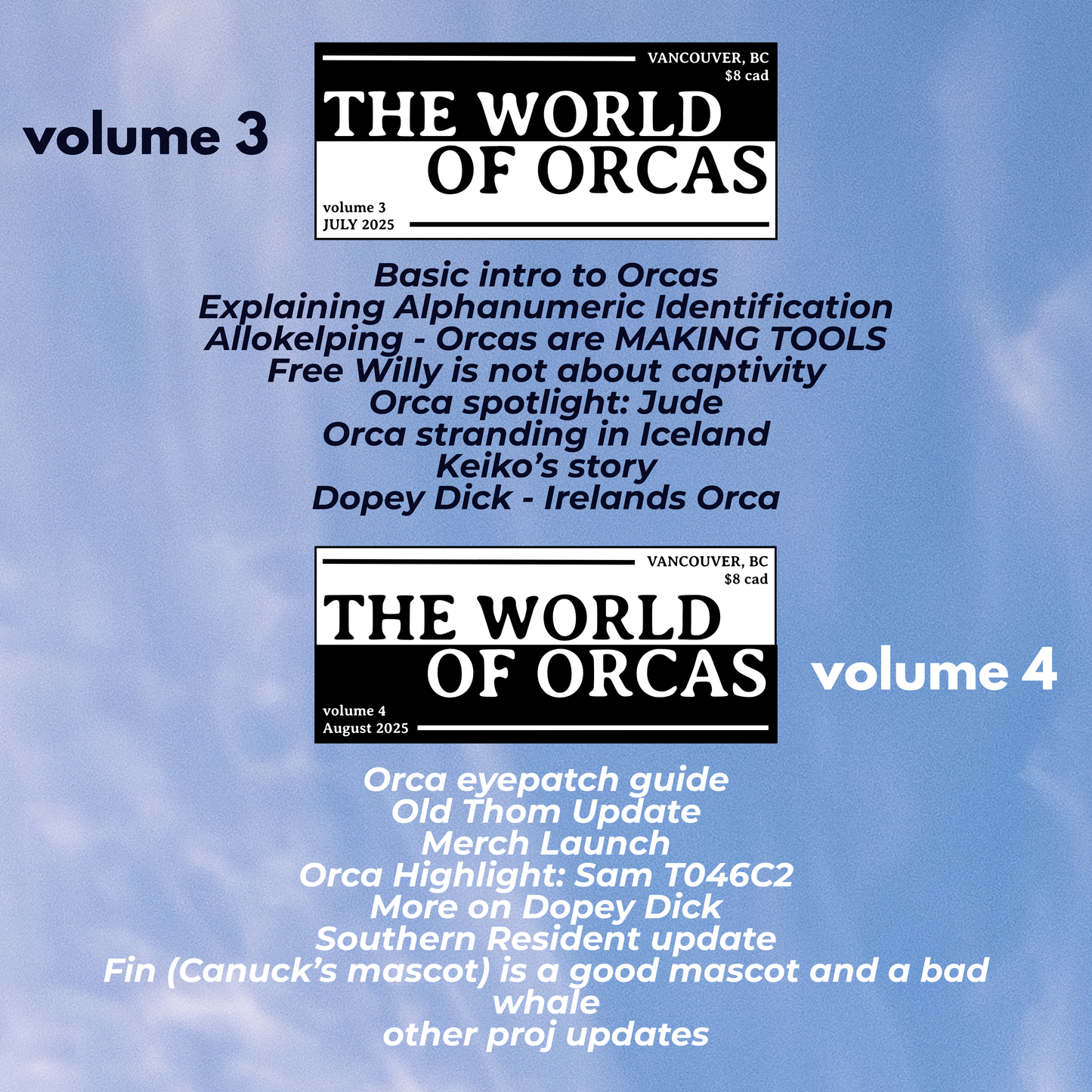 2 Volume Packs - The First Year