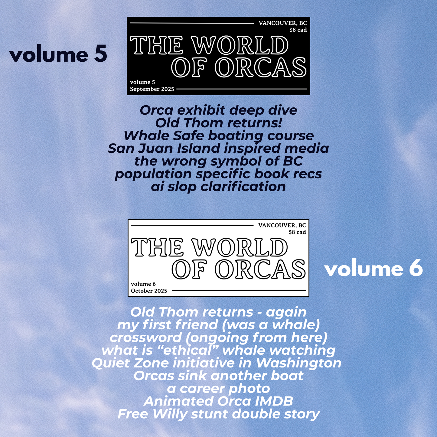 2 Volume Packs - The First Year